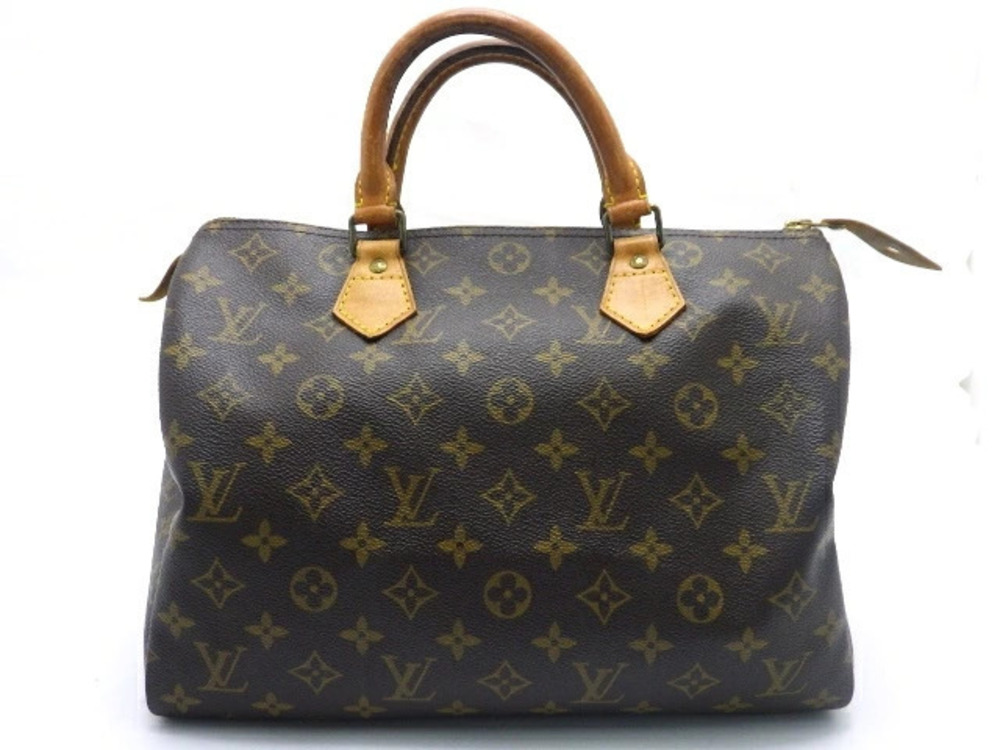 Louis Vuitton Speedy Monogram Leather Brown